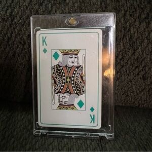 Dior King of Diamonds Playing Card IN CASE PROTECTOR